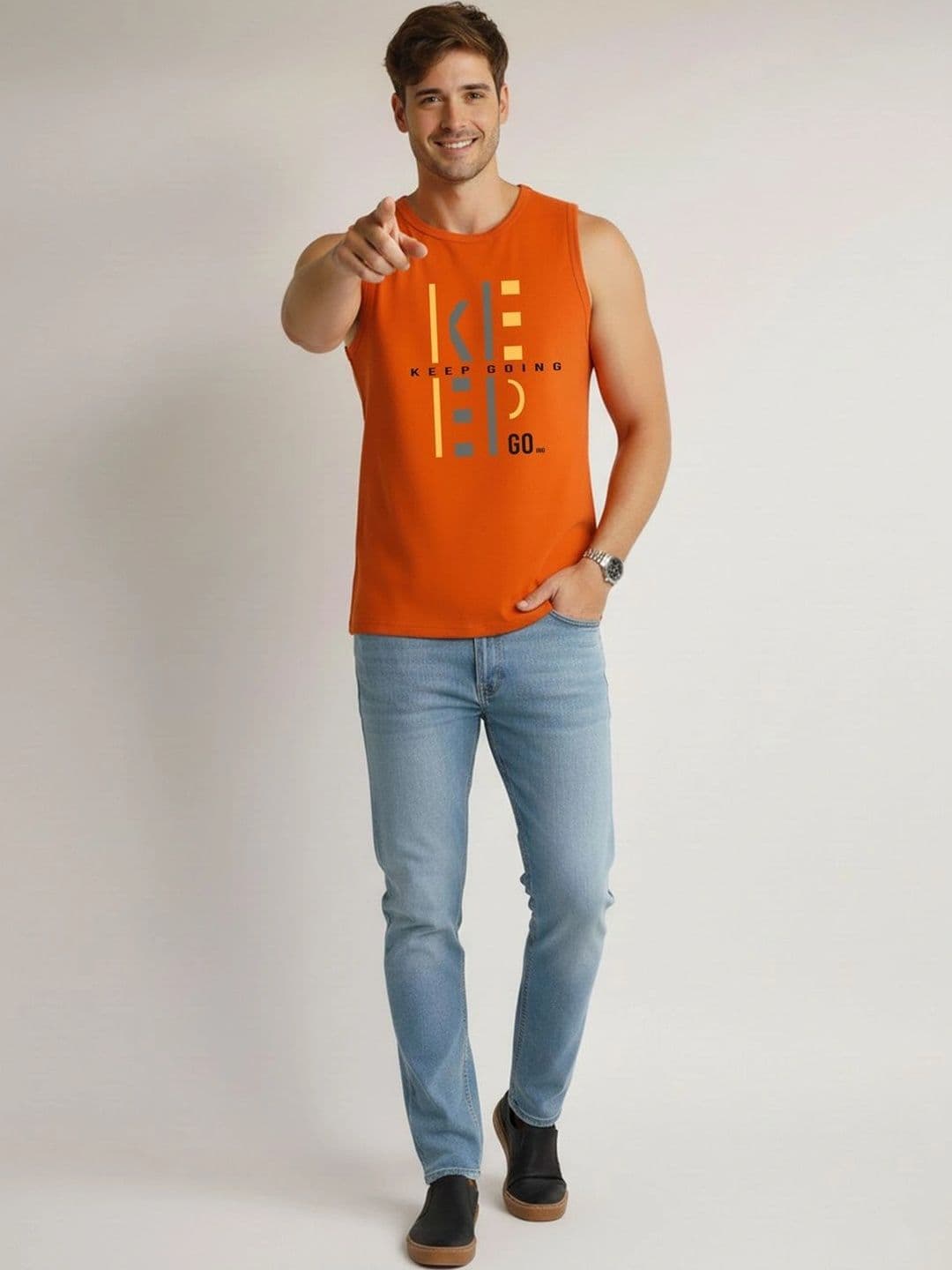 CRYPTIC Men Typography  Pack of 2 Printed T-shirt thumbnail 2