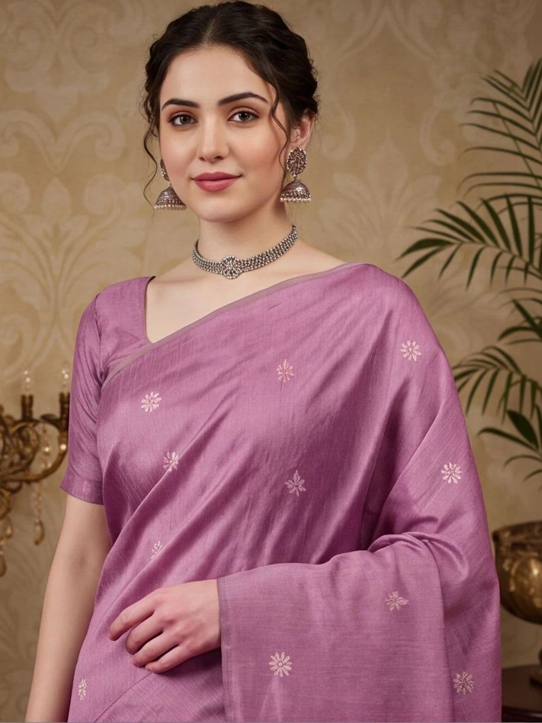 Mitera Woven Design Zari Silk Cotton Fusion Banarasi Saree thumbnail 2
