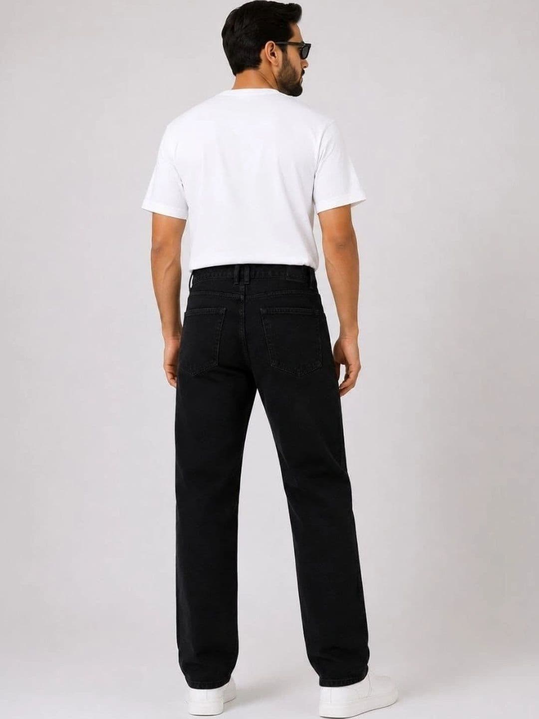 VK CULTURE Men Straight Fit Mid-Rise Light Fade Jeans thumbnail 4