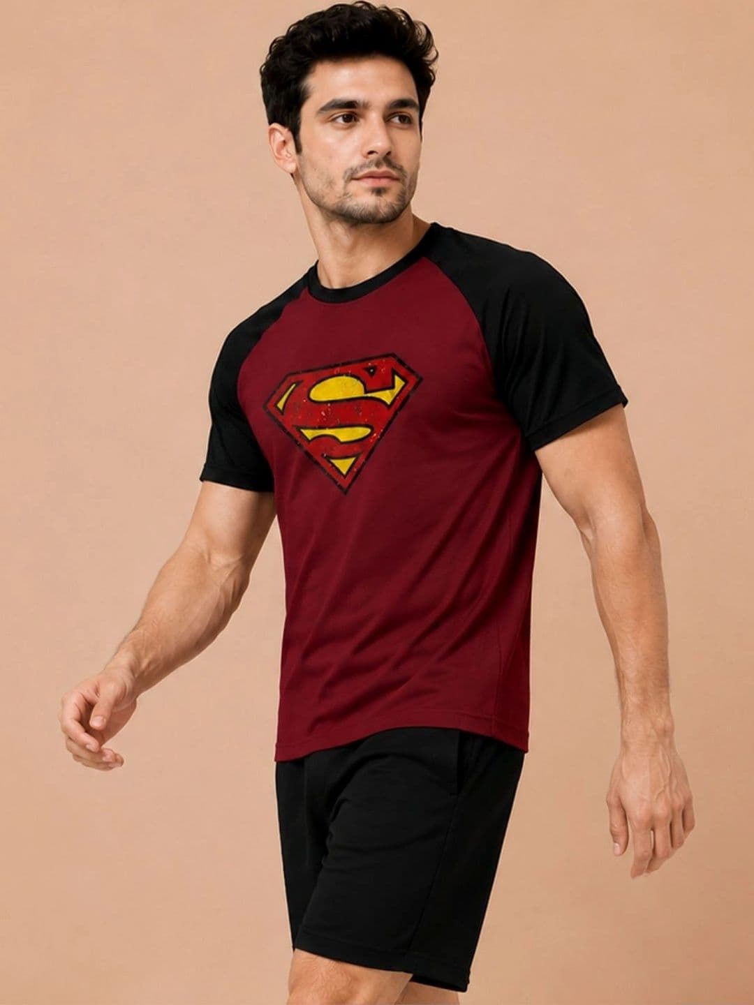 TEDWOODS Men Superman Colourblocked T-shirt thumbnail 6