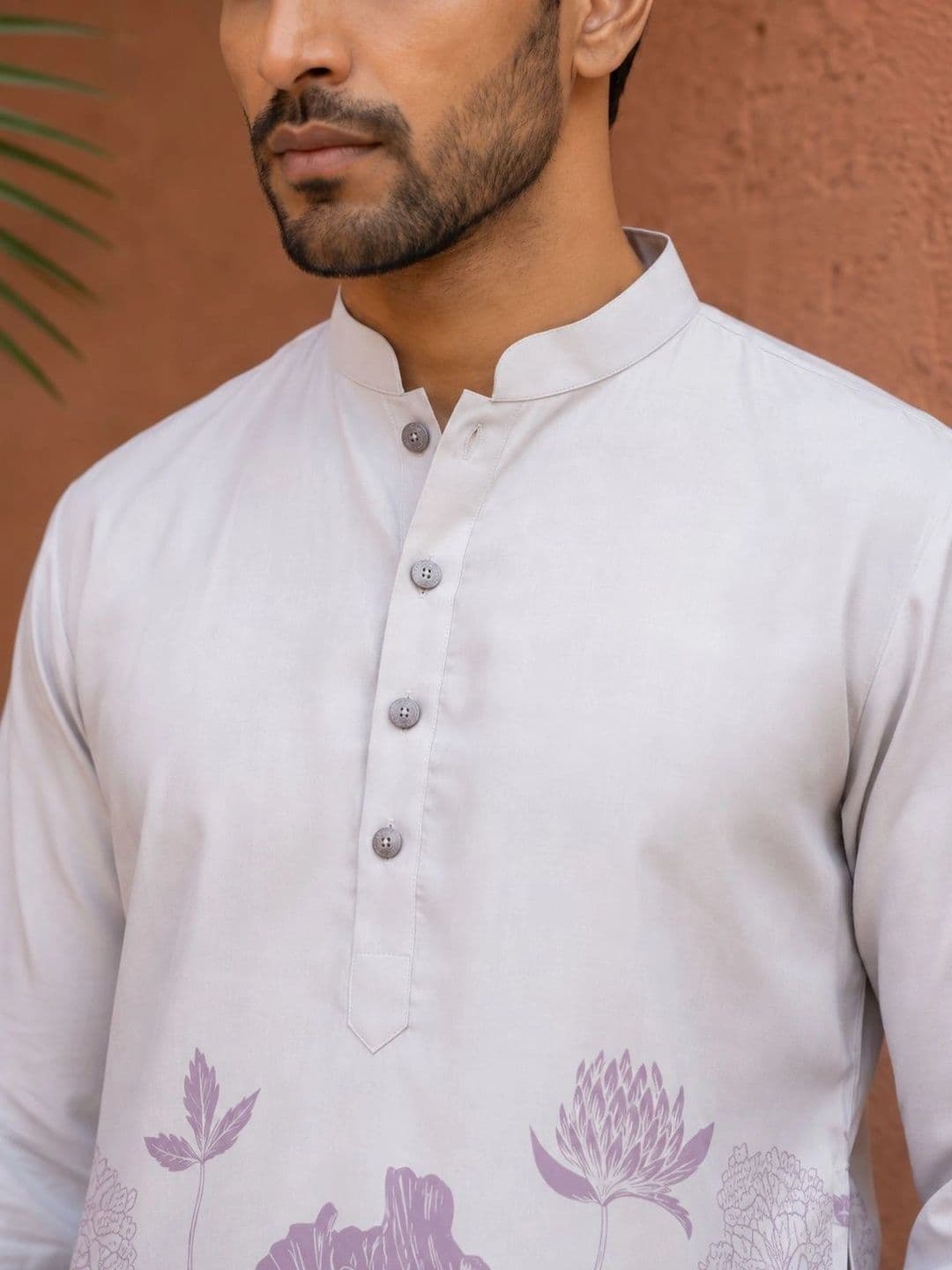 Jompers Men Floral Printed Floral Kurta thumbnail 4