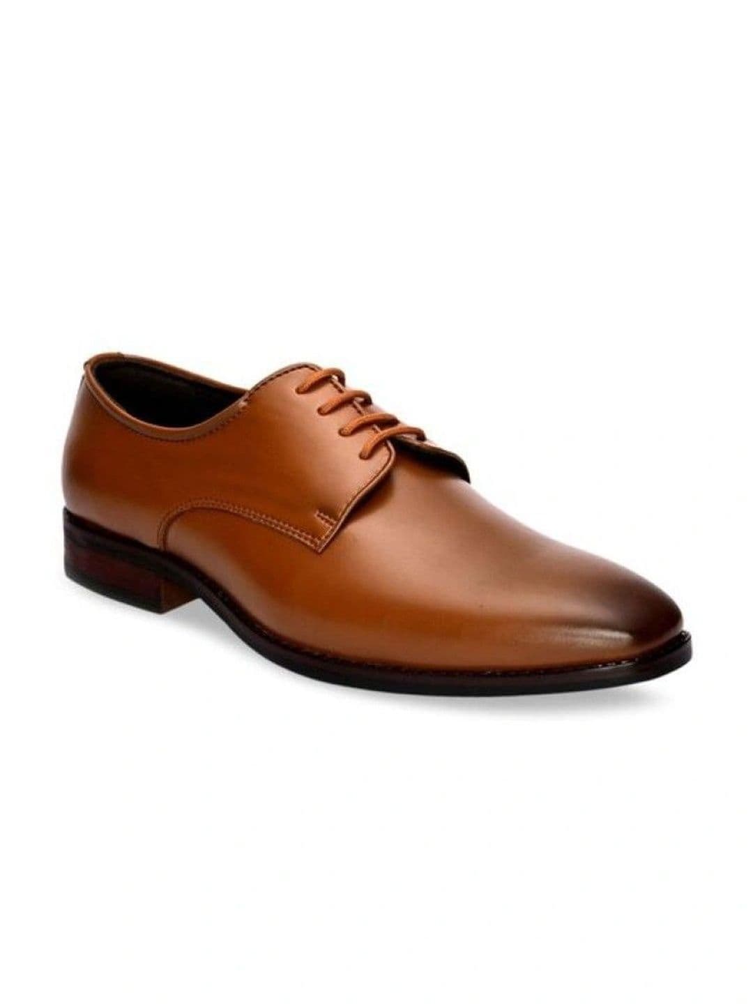 House of Pataudi Men Textured Formal  Derbys thumbnail 6