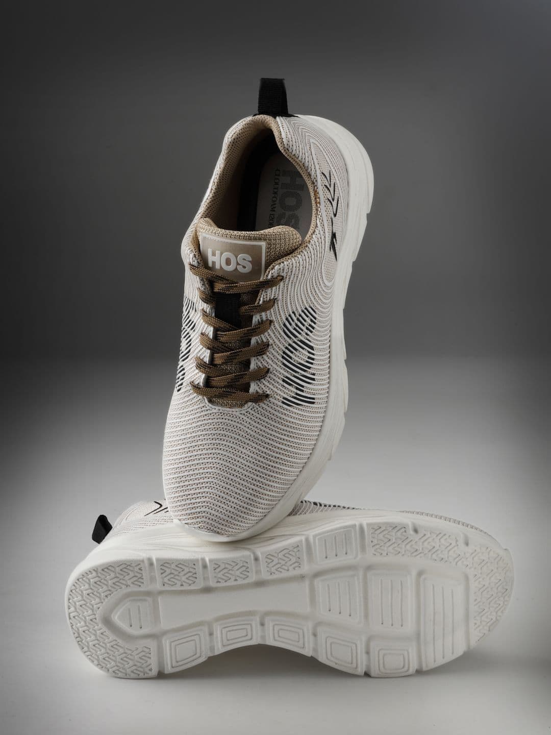 HOS Men Running Shoes Lace-Up Lightweight Comfortable Sports Shoes - view 1