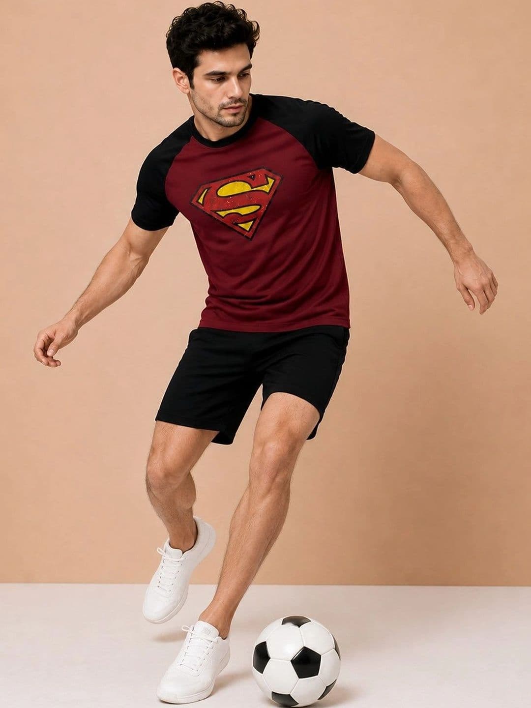 TEDWOODS Men Superman Colourblocked T-shirt thumbnail 3