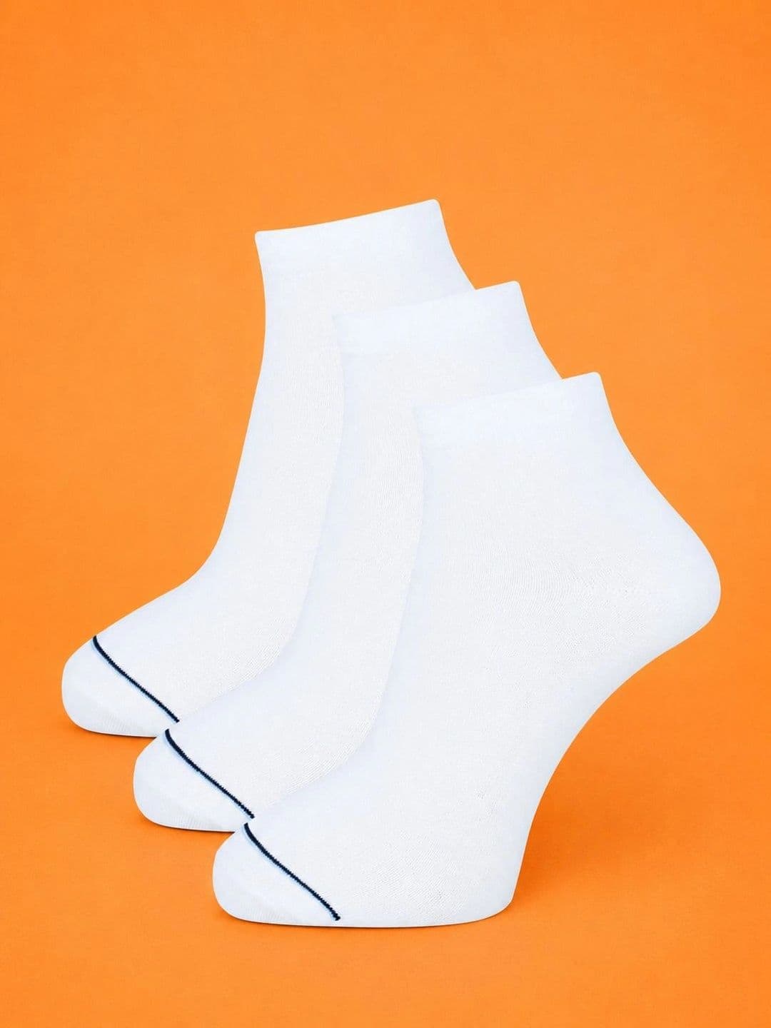 ADDOSSO Men Pack of 3 Cotton Assorted Ankle Length Socks - view 1