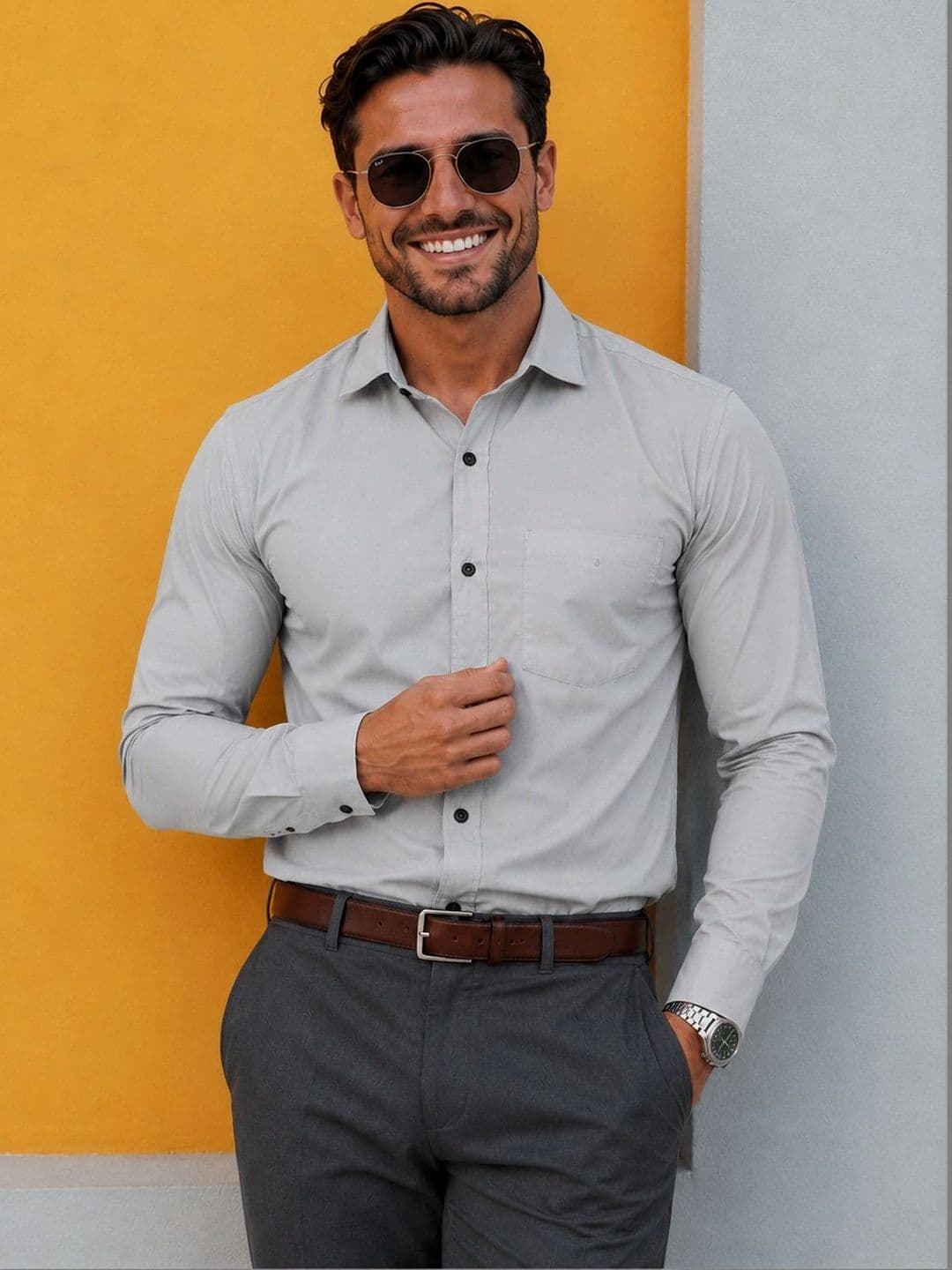Mast & Harbour Men Comfort Casual Shirt thumbnail 7