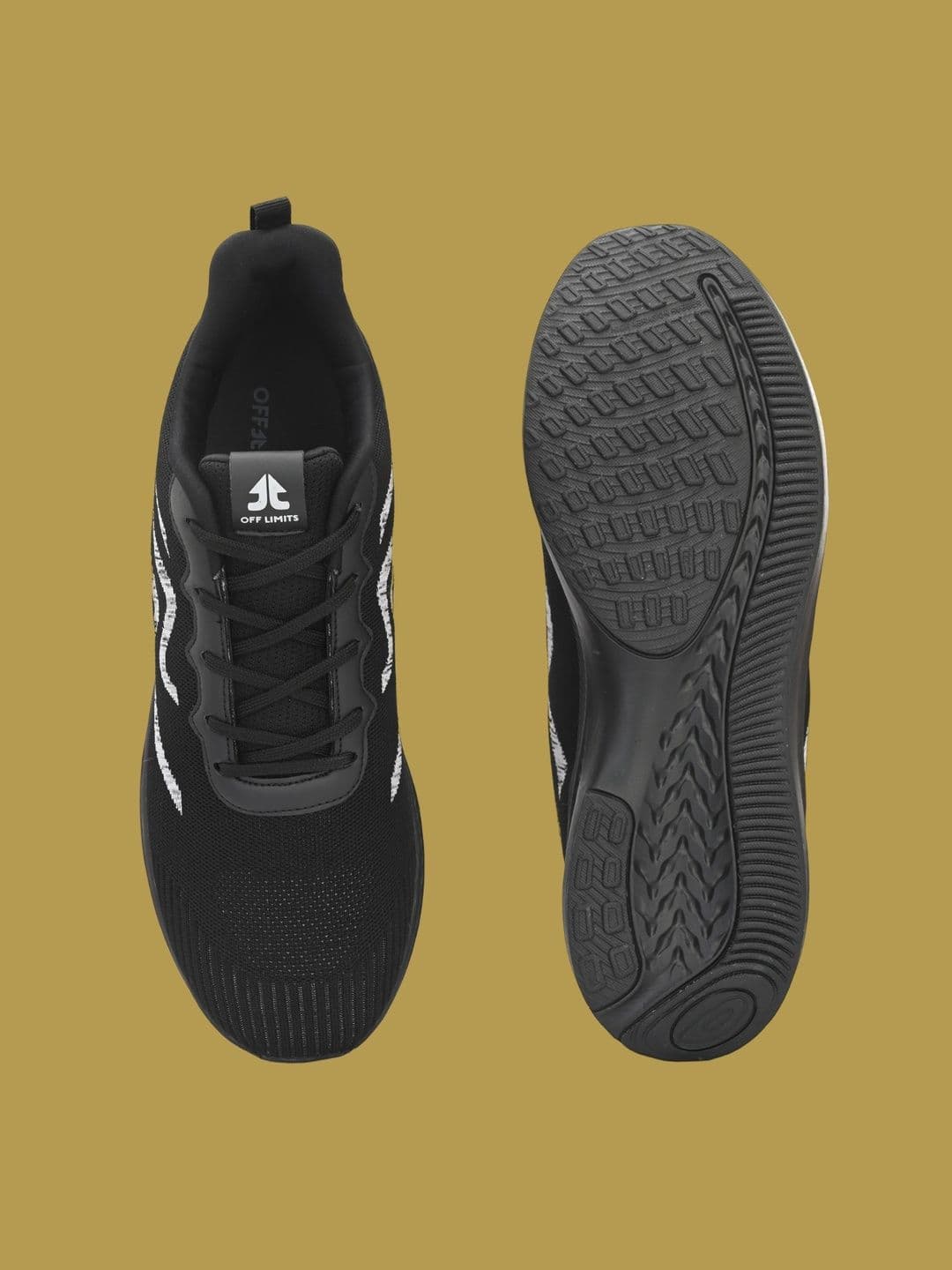 OFF LIMITS Men Anti-Bacterial Lightweight Insole Lace-Up Mesh Running Sports Shoes thumbnail 7