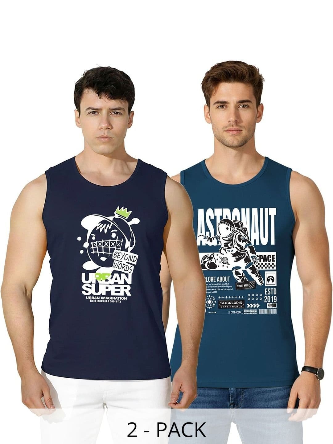 CRYPTIC Men 2 Printed T-shirt - view 1