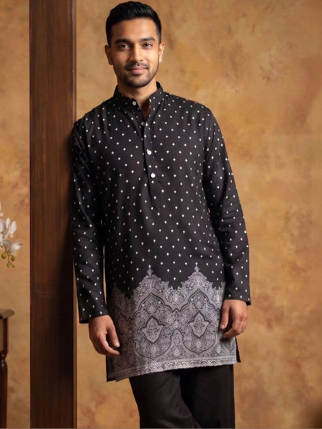 Jompers Men Ethnic Motifs Printed Kurta - view 1