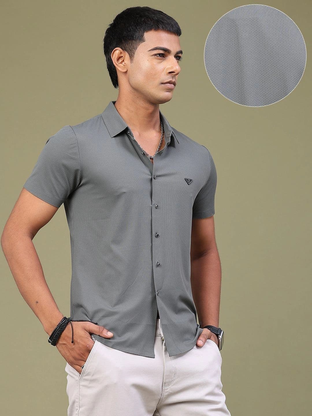 V-Mart Men Slim Fit Casual Shirt thumbnail 5