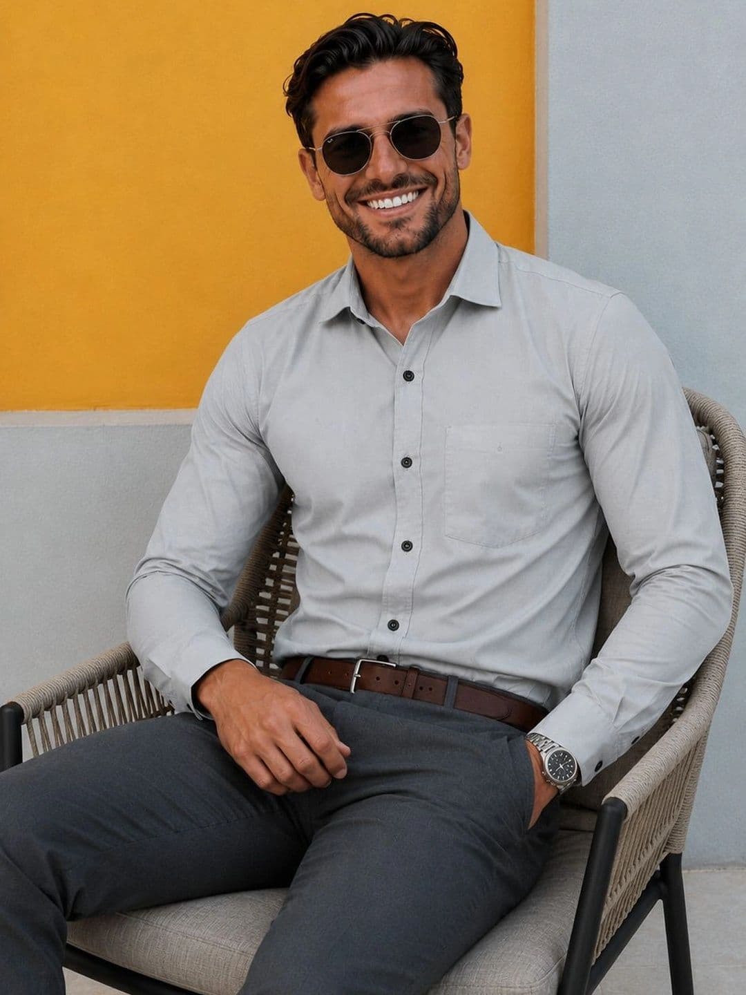 Mast & Harbour Men Comfort Casual Shirt thumbnail 3