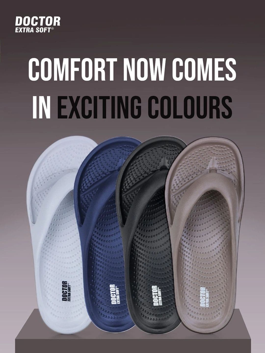 DOCTOR EXTRA SOFT Men Croslite Thong Flip-Flops thumbnail 6