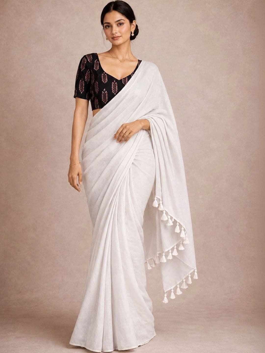 FASHIONIUM Kalamkari Pure Cotton Saree - view 1