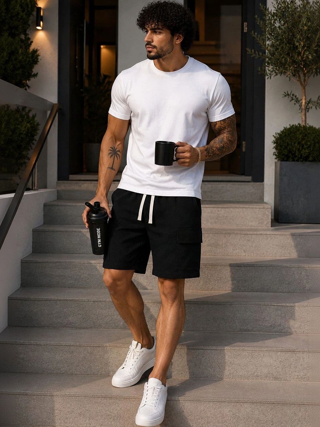 Mast & Harbour Men Cargo Shorts - view 1