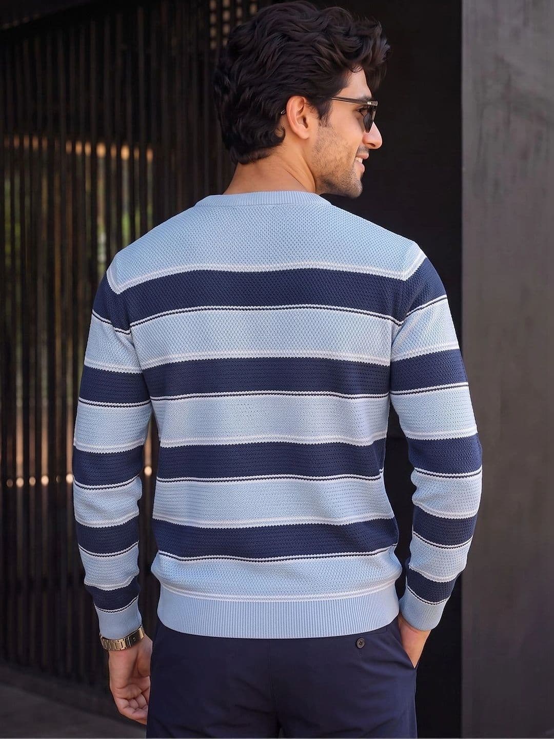 SZN Men Striped Pullover thumbnail 5