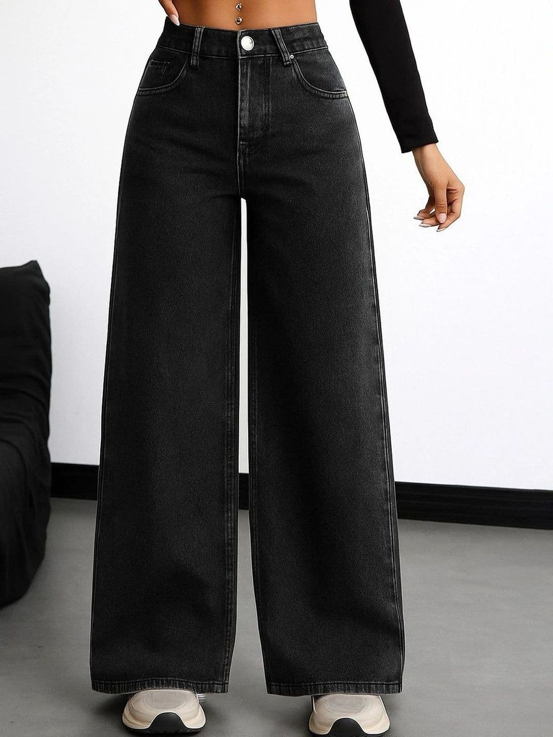 SHIRODHARI Women Straight Fit Low-Rise Jeans - view 1