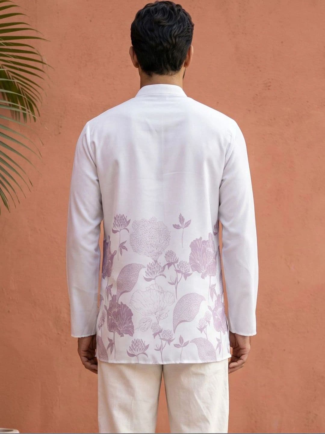 Jompers Men Floral Printed Floral Kurta thumbnail 3