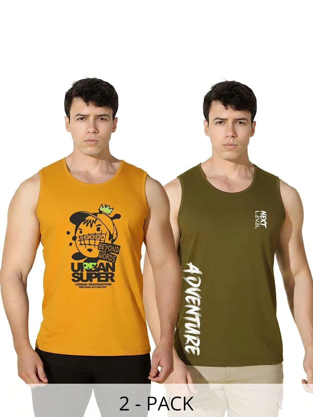 CRYPTIC Men 2 Printed T-shirt - view 1