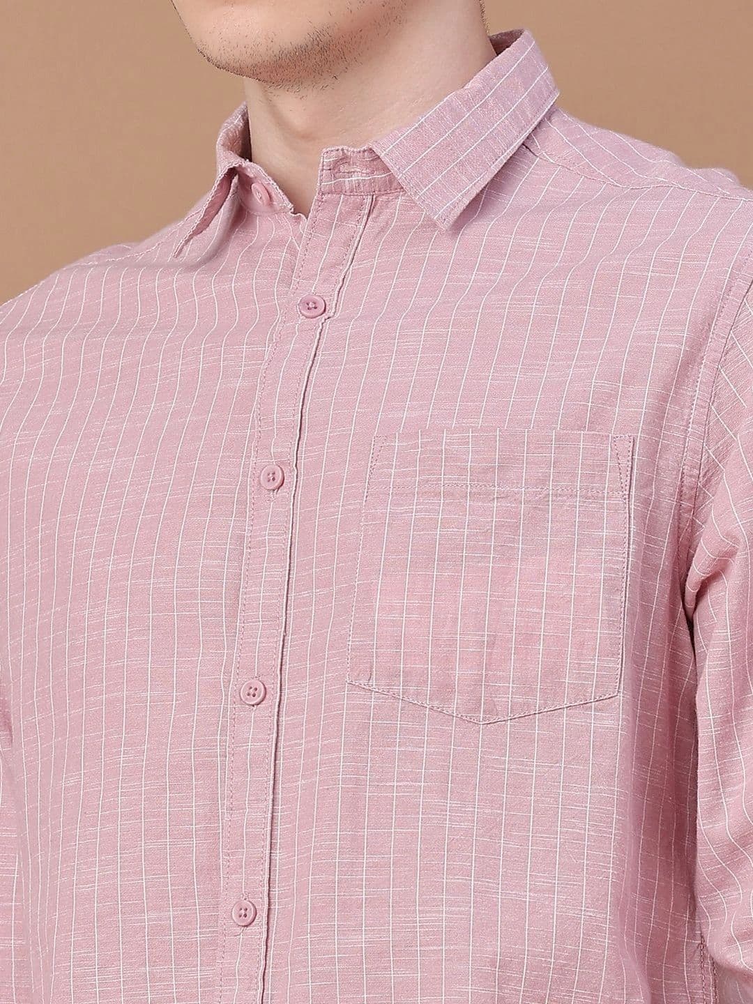 V-Mart Men Windowpane Checks Checked Casual Shirt thumbnail 6