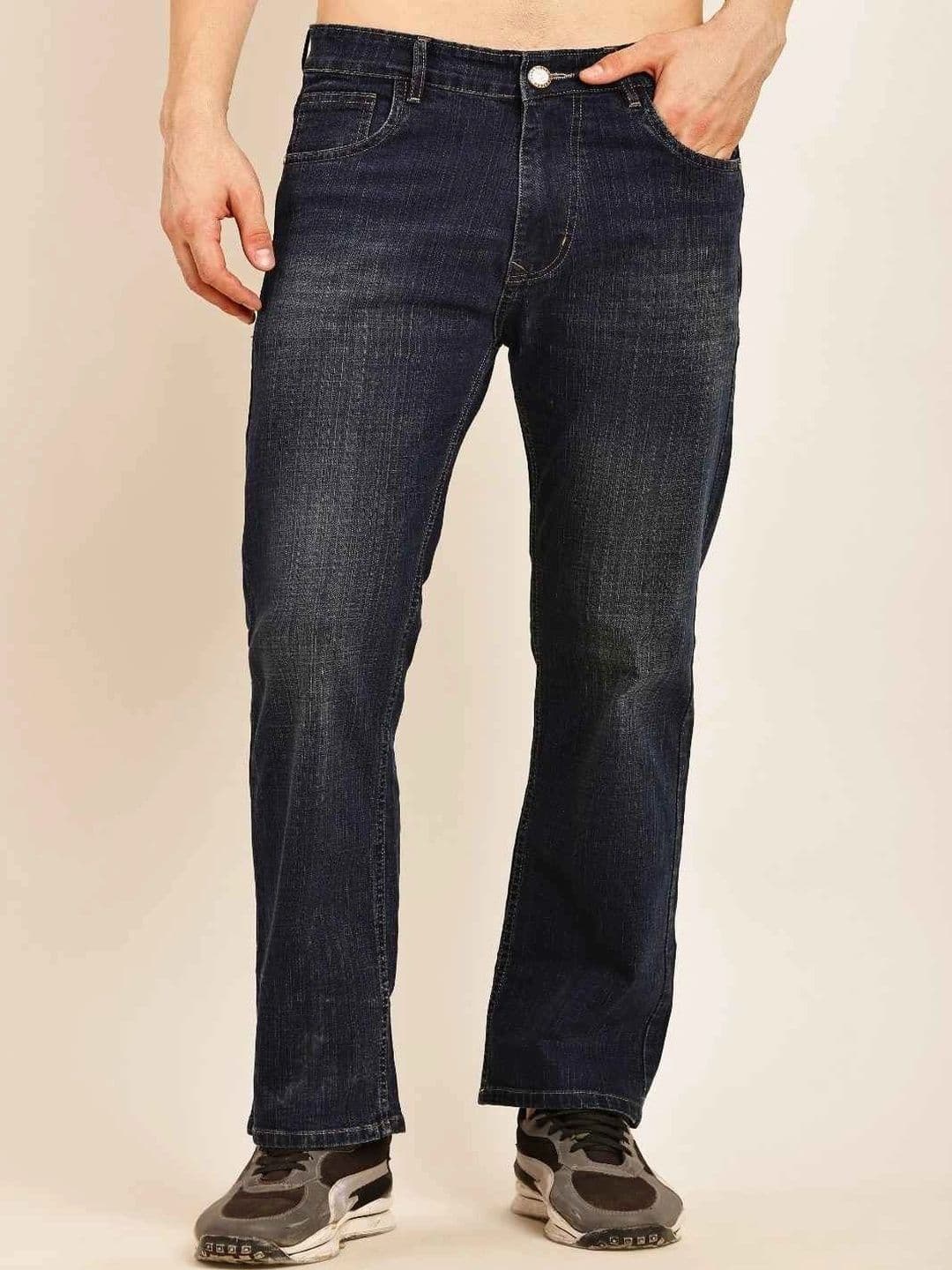 Zyker jeans co Men Hottie Regular Fit Mid-Rise Low Distress Jeans - view 1