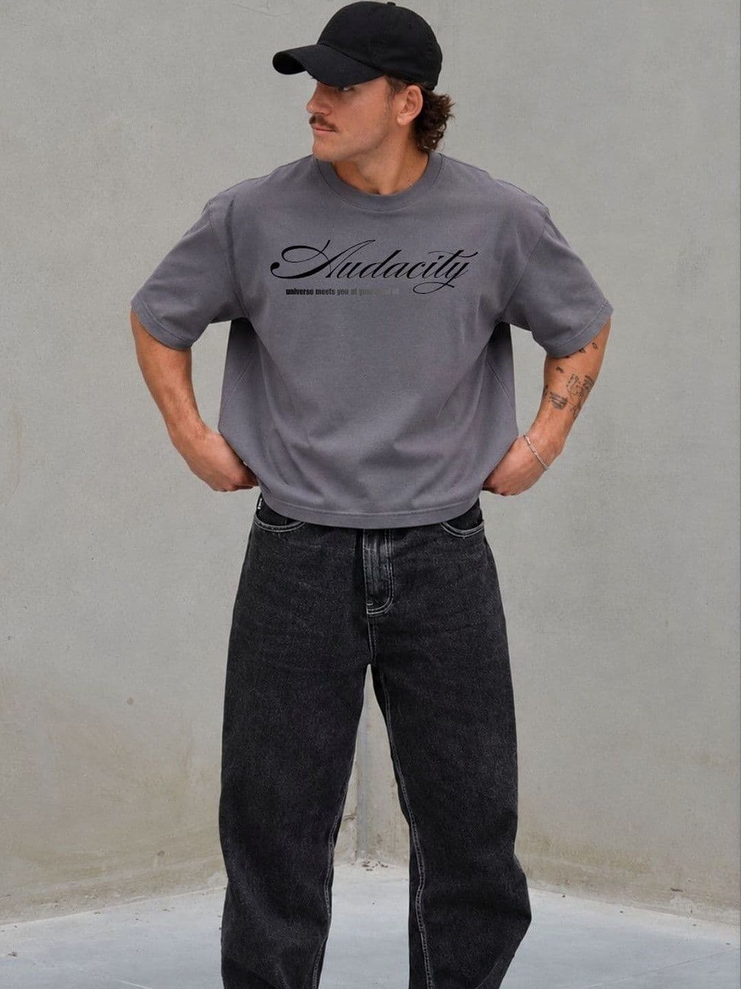 THE NOX Men Typography Printed Bio Finish T-shirt - view 1