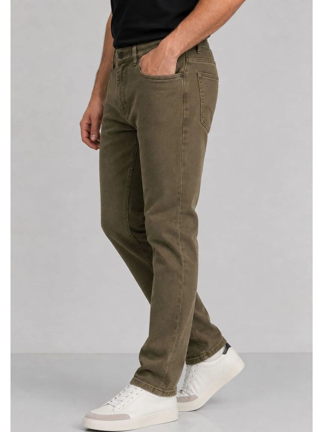 ZUSH Men Straight Fit Mid-Rise Stretchable Jeans thumbnail 2