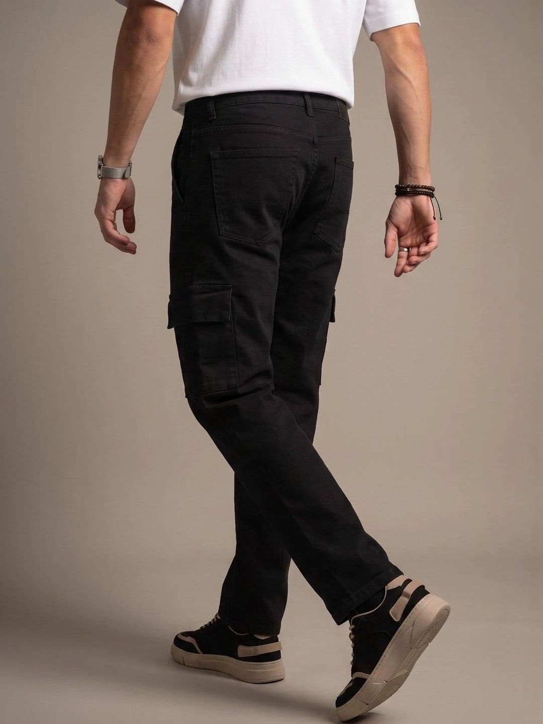 Metronaut Men Classic Regular Fit Mid-Rise Stretchable Jeans thumbnail 2
