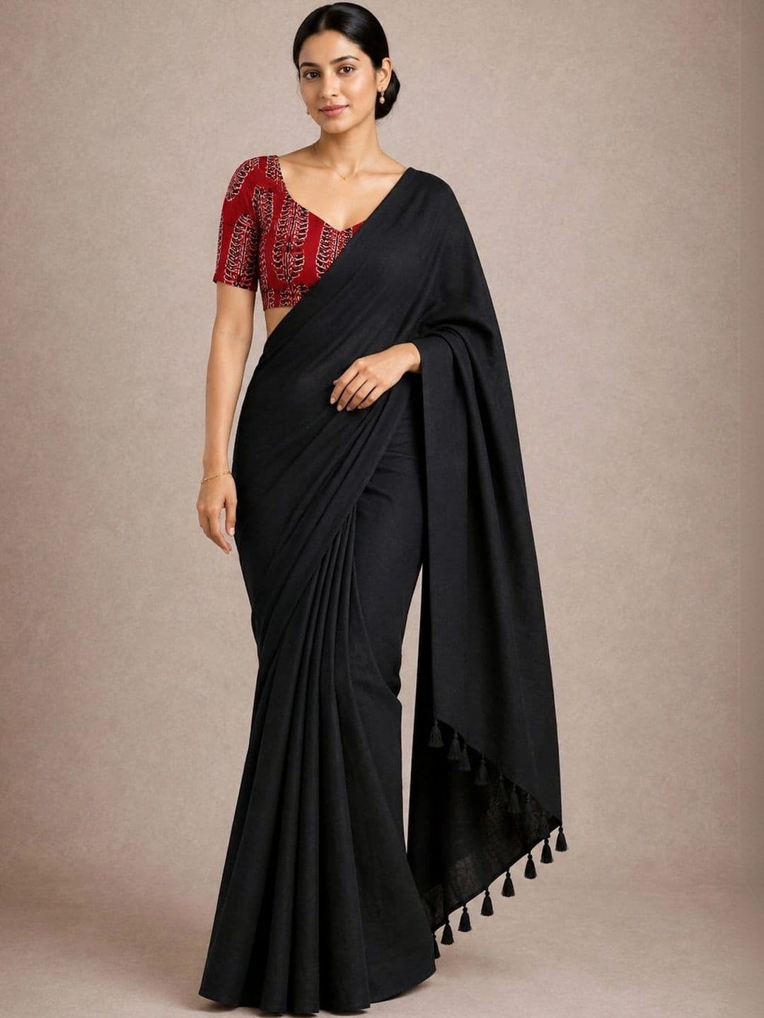 READYMART Kalamkari Pure Cotton Saree - view 1