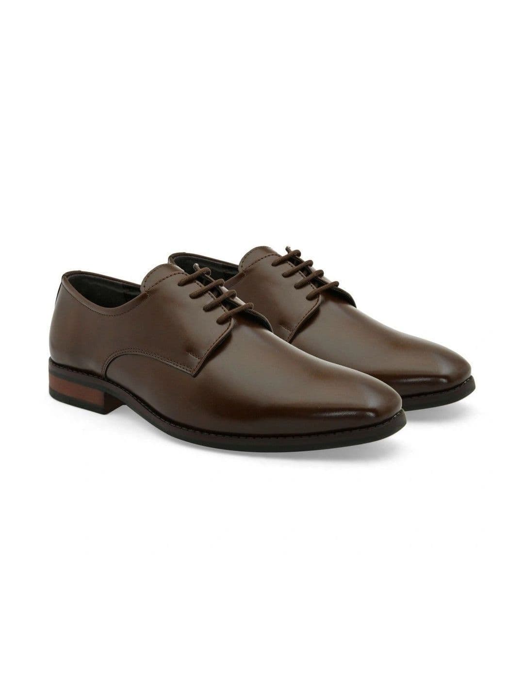 House of Pataudi Men Textured Formal  Derbys thumbnail 3