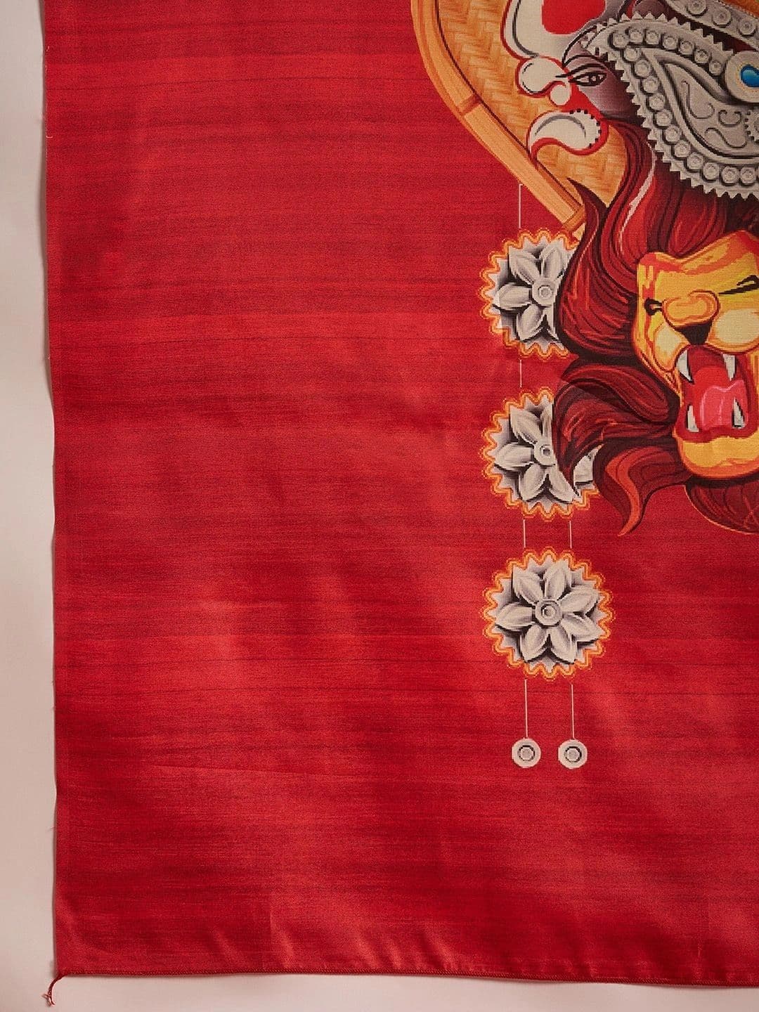 Sangria Silk Blend Designer Garad Saree thumbnail 7