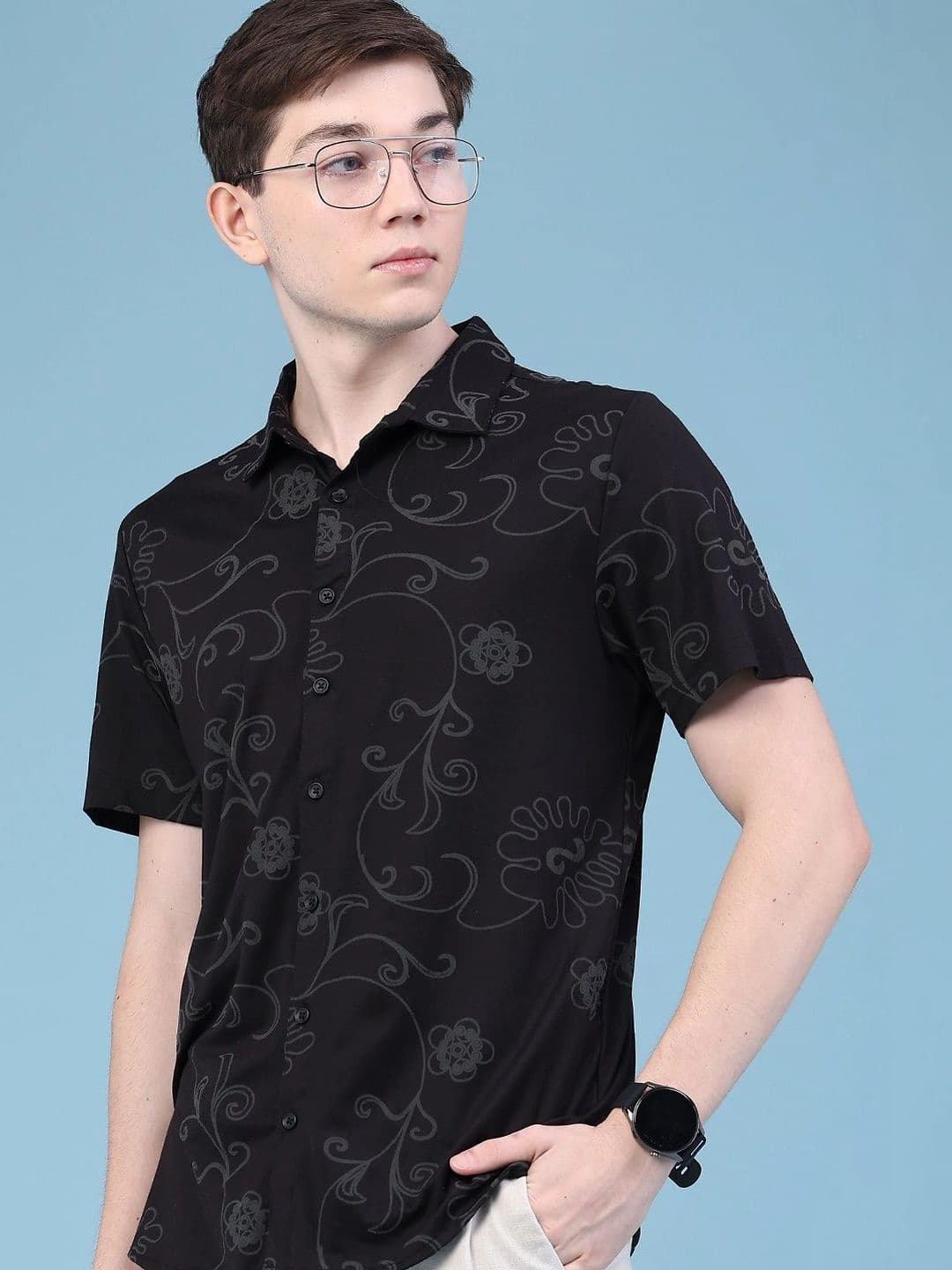 V-Mart Men Floral Printed Casual Shirt thumbnail 5