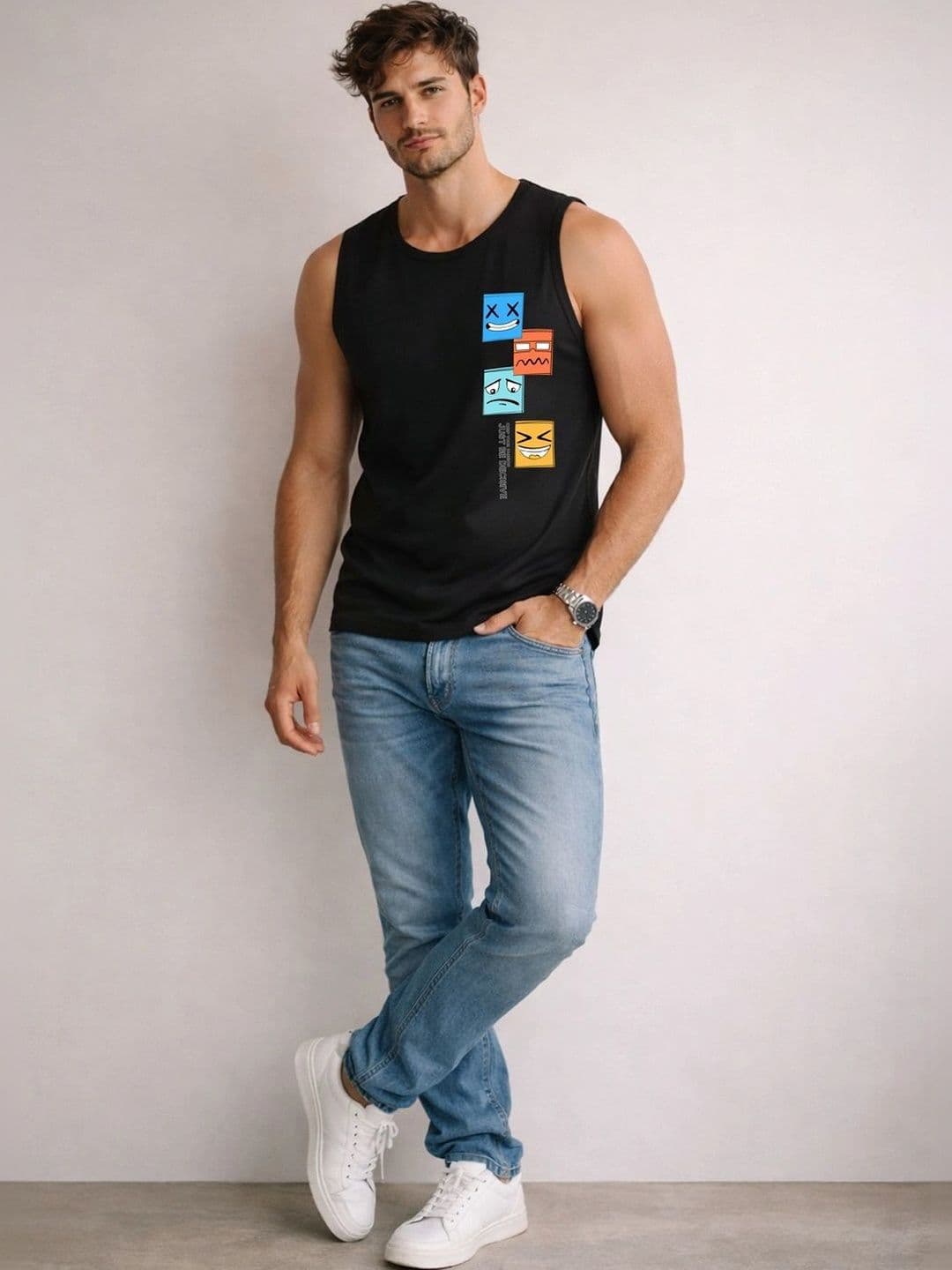 CRYPTIC Men Pack of  2 Printed T-shirt thumbnail 6
