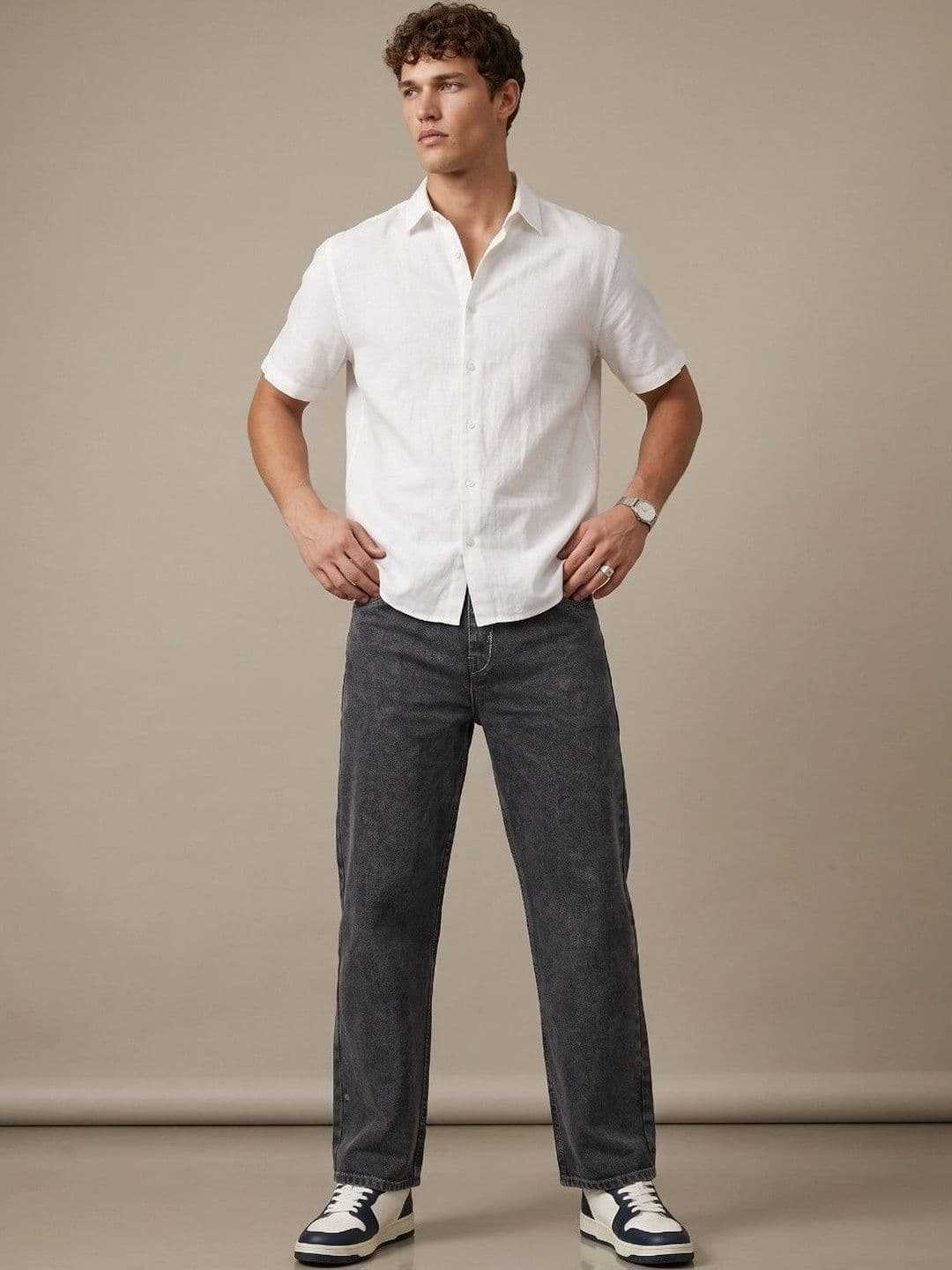 SZN Men Classic Regular Fit Mid-Rise Stretchable Jeans thumbnail 3