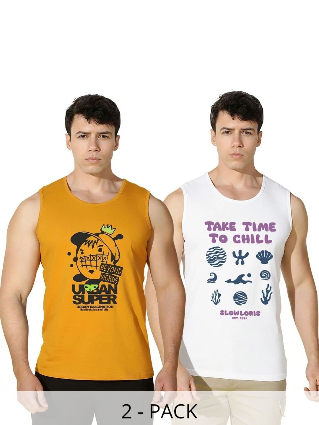 CRYPTIC Men 2 Printed T-shirt - view 1