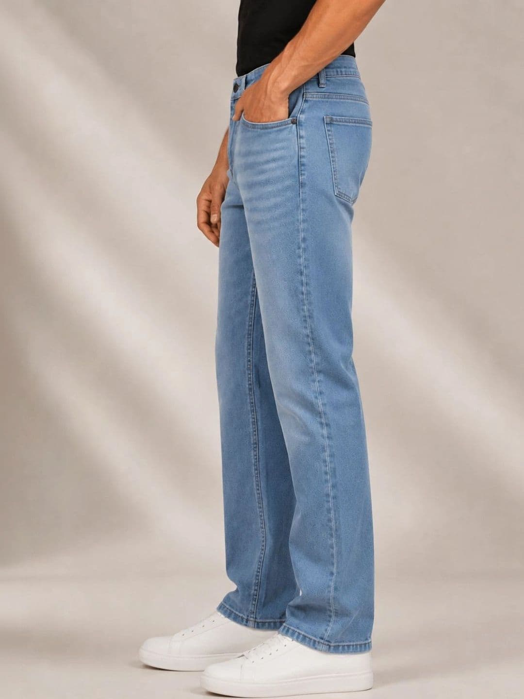 ZUSH Men Straight Fit Mid-Rise Stretchable Jeans thumbnail 6