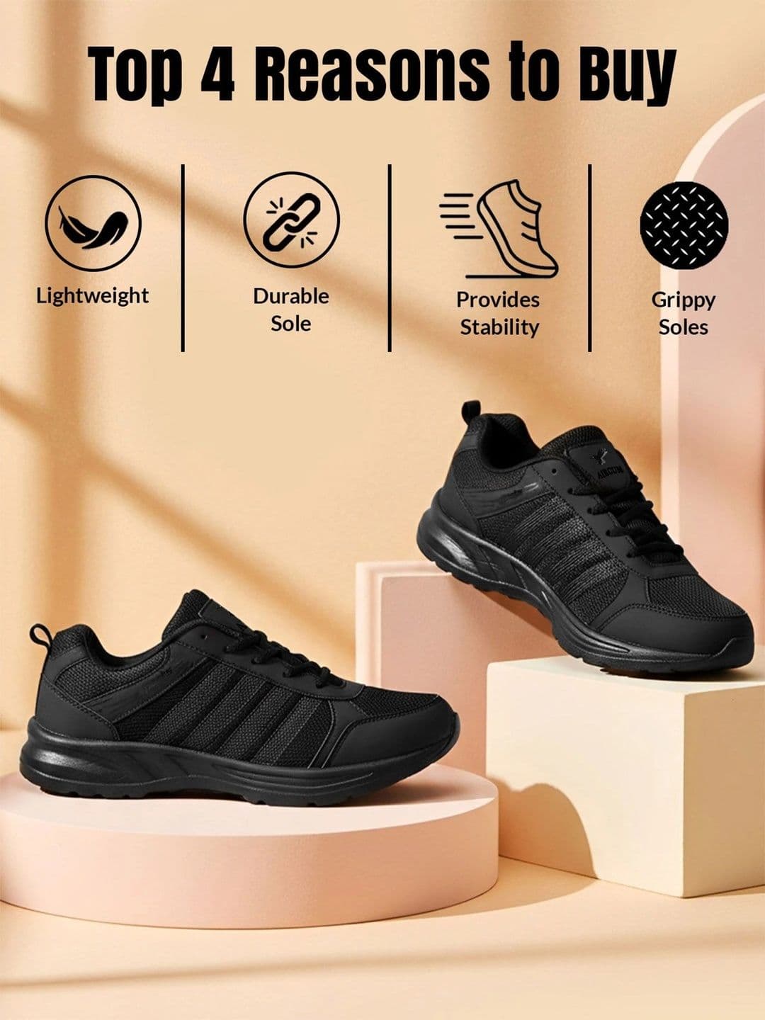 Aircum Men Mesh Running Non-Marking Shoes thumbnail 2