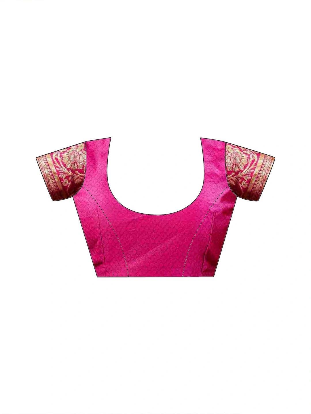 KALINI Woven Design Zari Art Silk Fusion Saree thumbnail 5