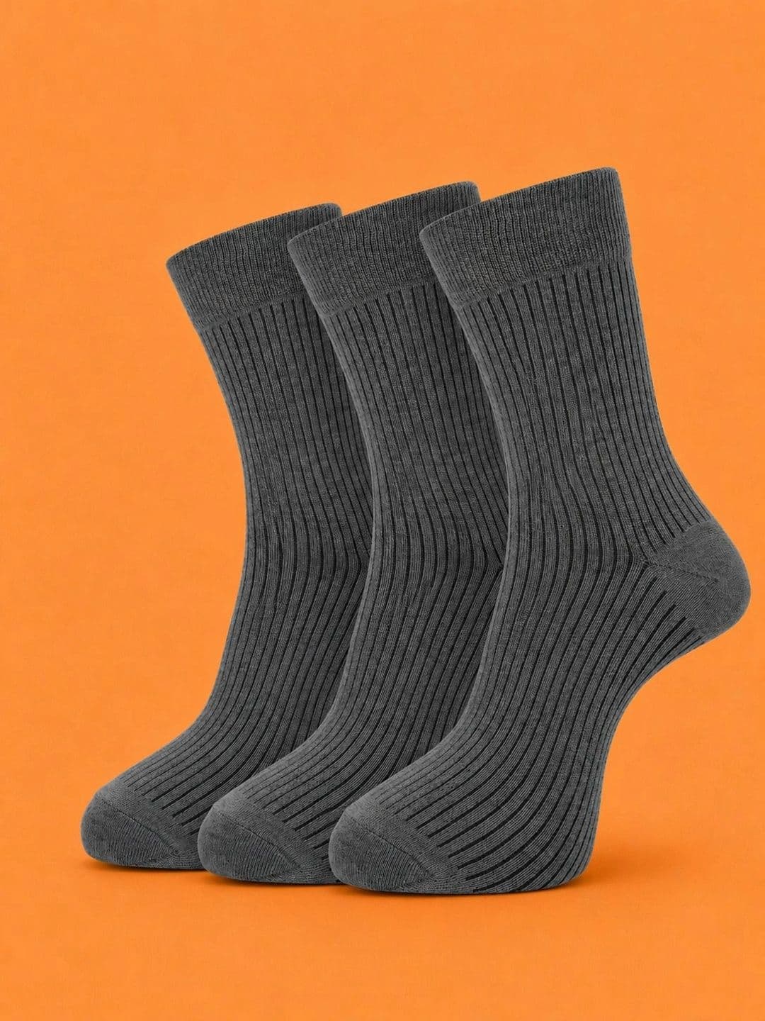ADDOSSO Men Pack of 3 Cotton Assorted Patterned Calf Length Socks - view 1