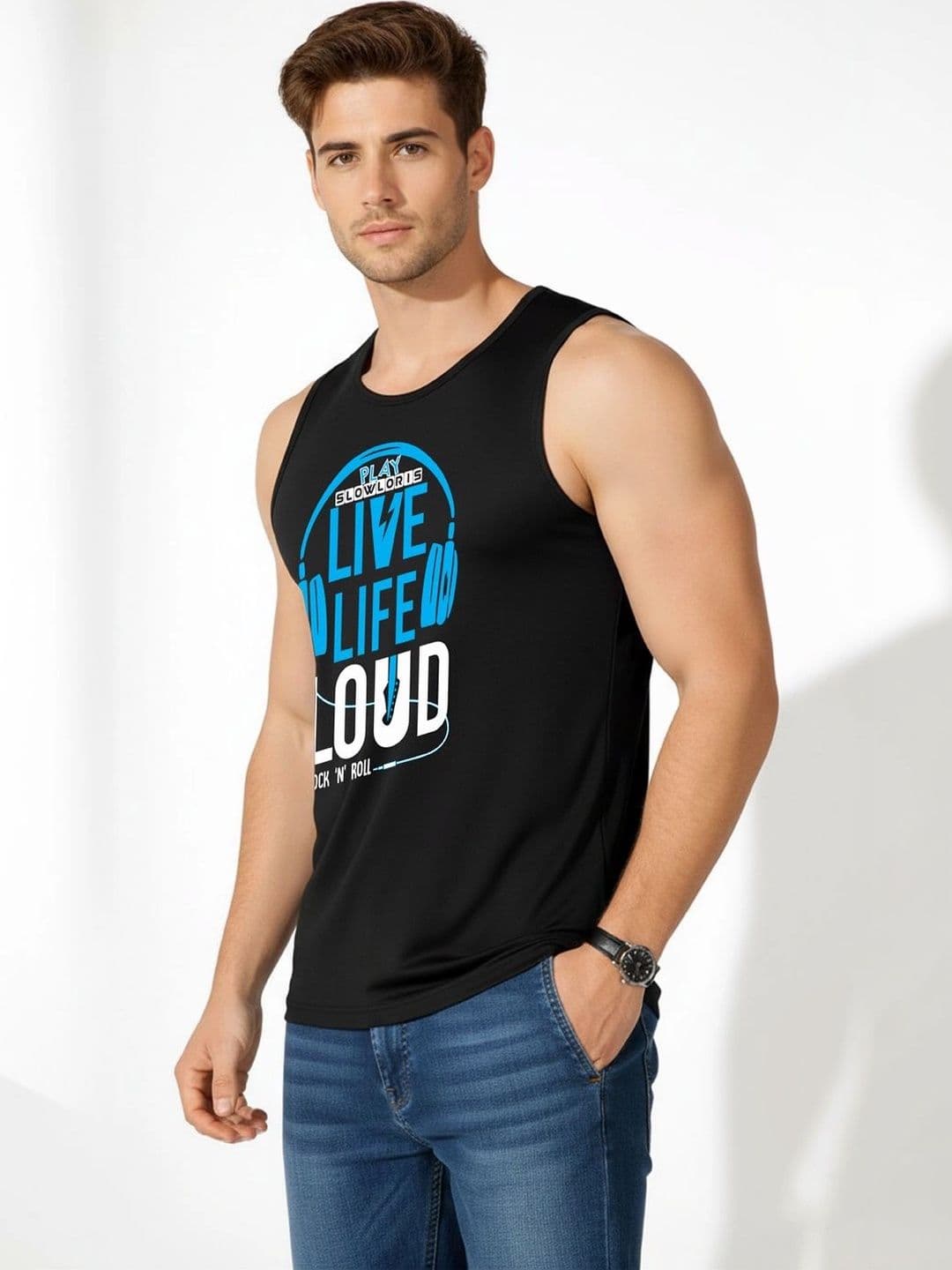 CRYPTIC Men Pack Of 2 Cotton Printed T-shirt thumbnail 6
