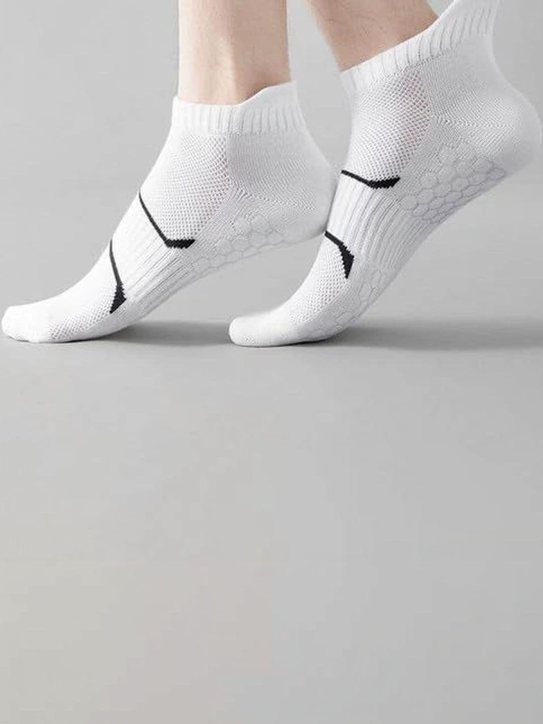 FABLISS Men Pack of 6 Cotton Assorted Patterned Ankle Length Socks thumbnail 2