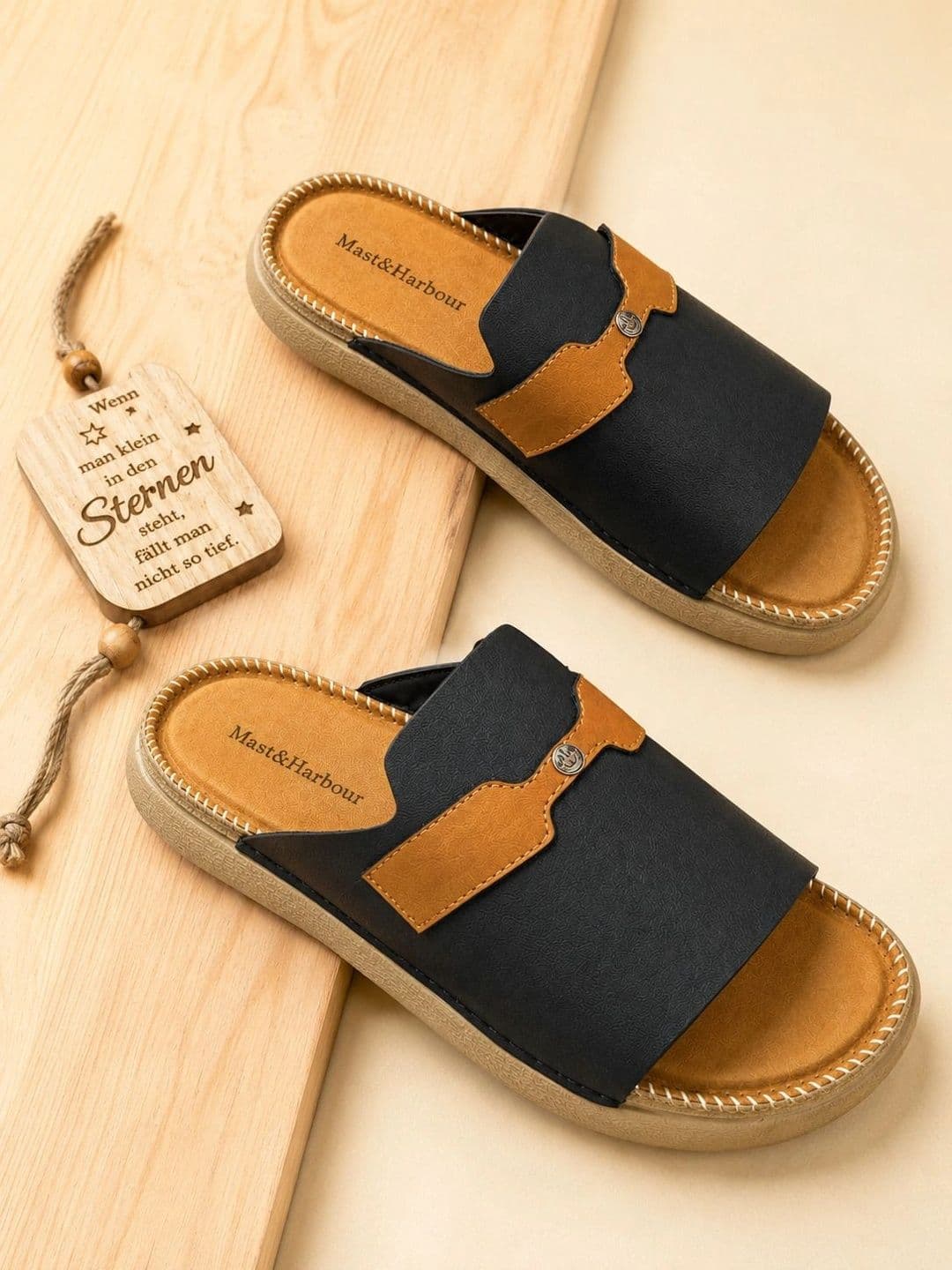 Mast & Harbour Men Comfort Sandals thumbnail 3