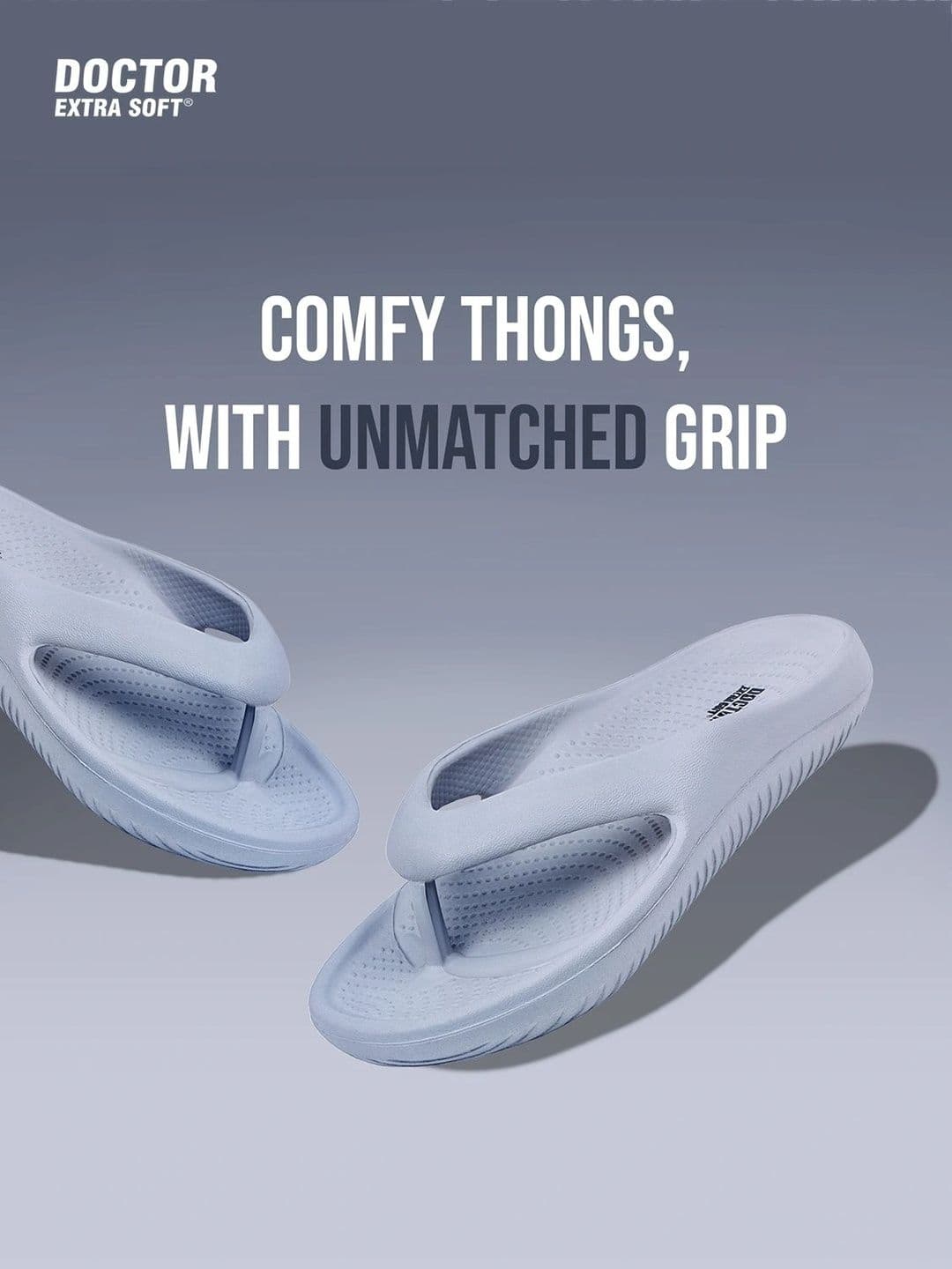 DOCTOR EXTRA SOFT Men Croslite Thong Flip-Flops thumbnail 7