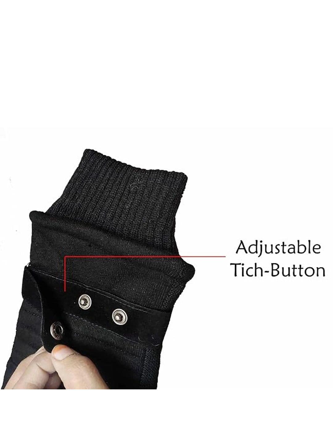 Bizarro.in Unisex Acrylic Winter Gloves thumbnail 3