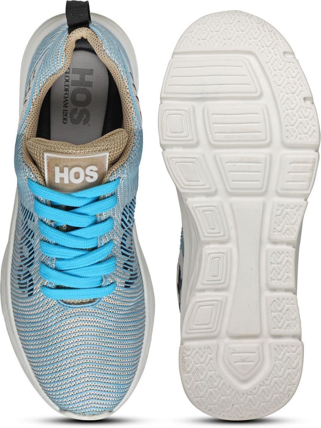 HOS Men Running Shoes Lace-Up Lightweight Comfortable Sports Shoes thumbnail 2
