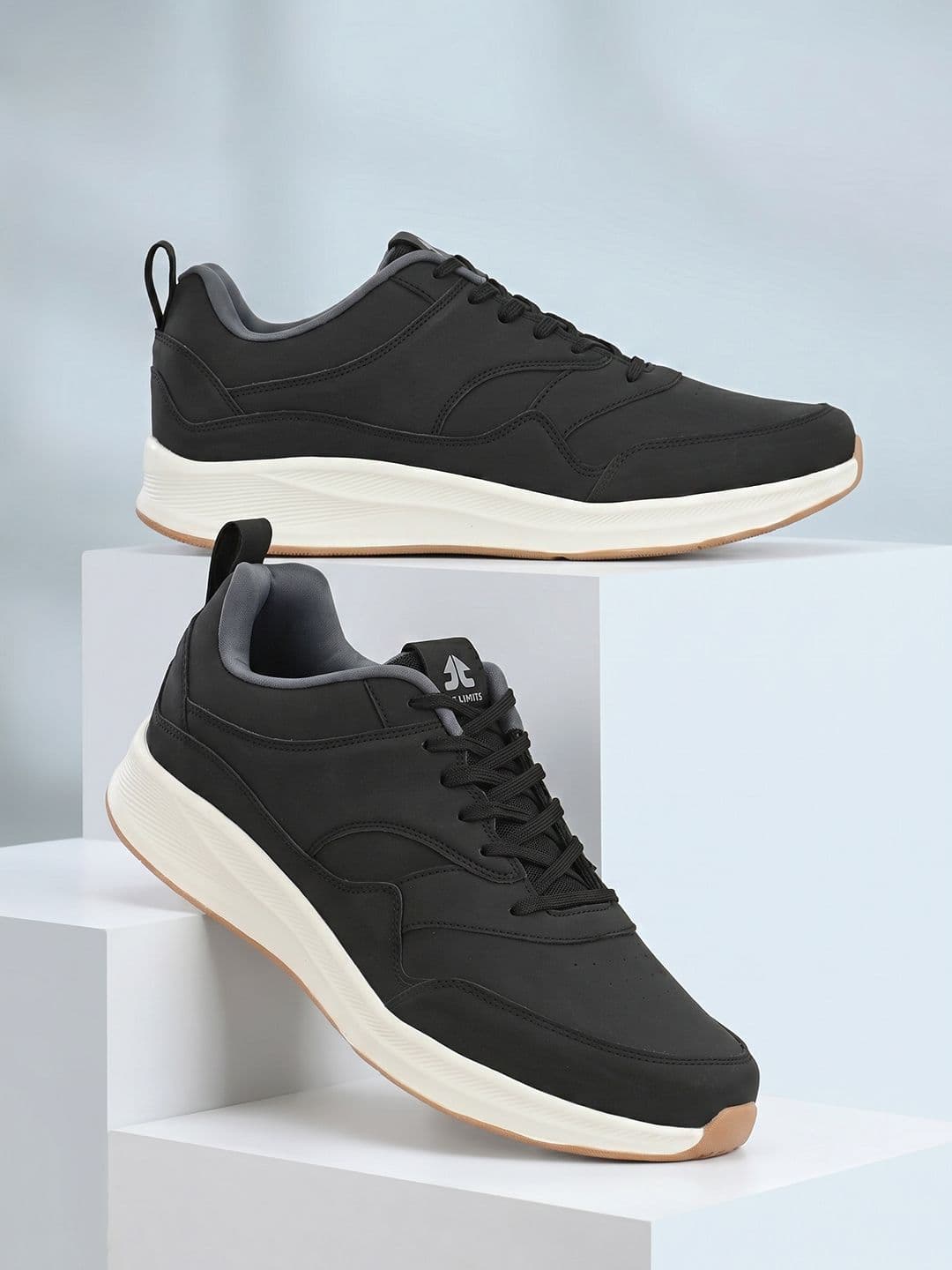 OFF LIMITS Men Black Mesh Running Sports Shoes - view 1