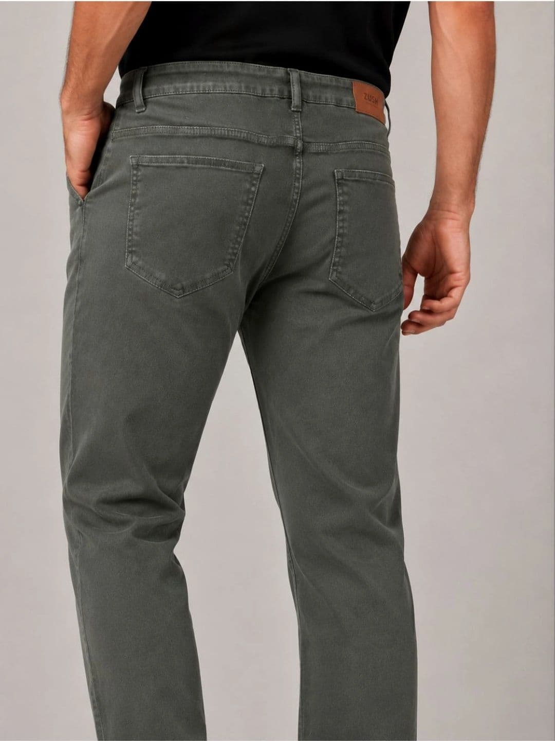 ZUSH Men Straight Fit Mid-Rise Stretchable Jeans thumbnail 2