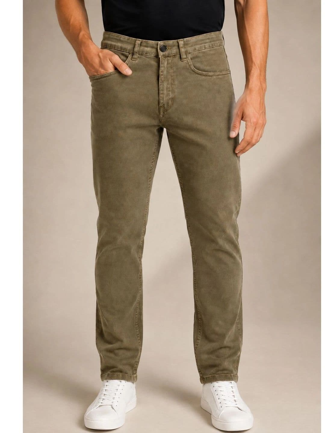 ZUSH Men Straight Fit Mid-Rise Stretchable Jeans - view 1