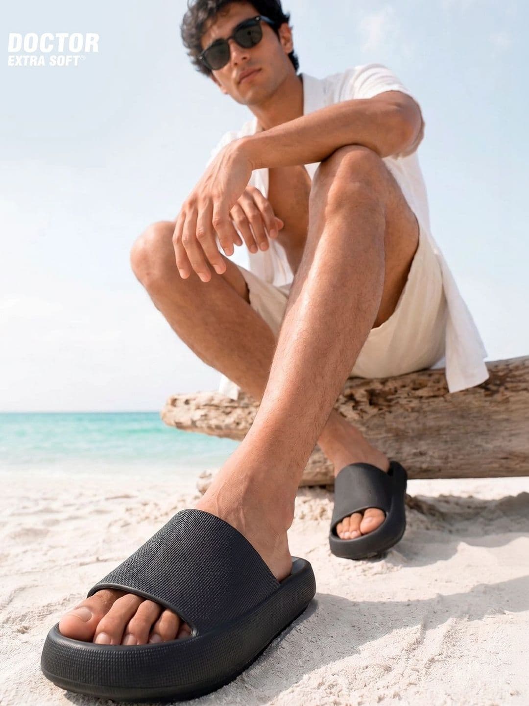 DOCTOR EXTRA SOFT Men Ultra Soft Lightweight Rubber Sliders thumbnail 6