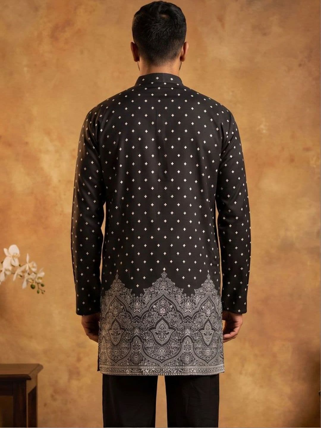 Jompers Men Ethnic Motifs Printed Kurta thumbnail 6