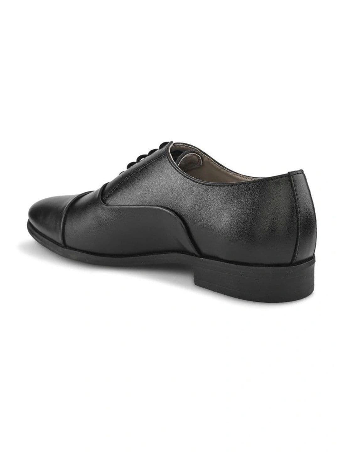 House of Pataudi Men Textured Formal Oxfords thumbnail 3